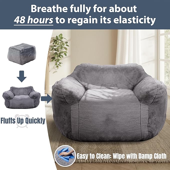 Large Bean Bag Chairs for Adults - Image 9