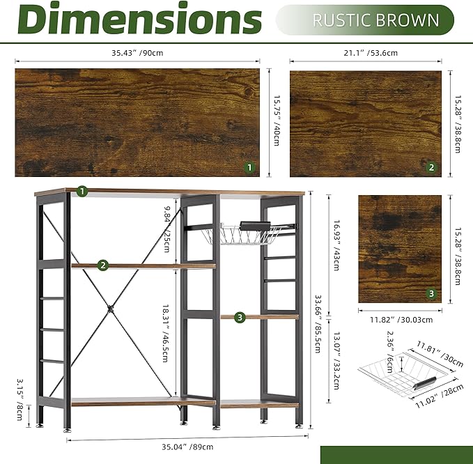 Baker’s Rack, Microwave Oven Stand - Image 2