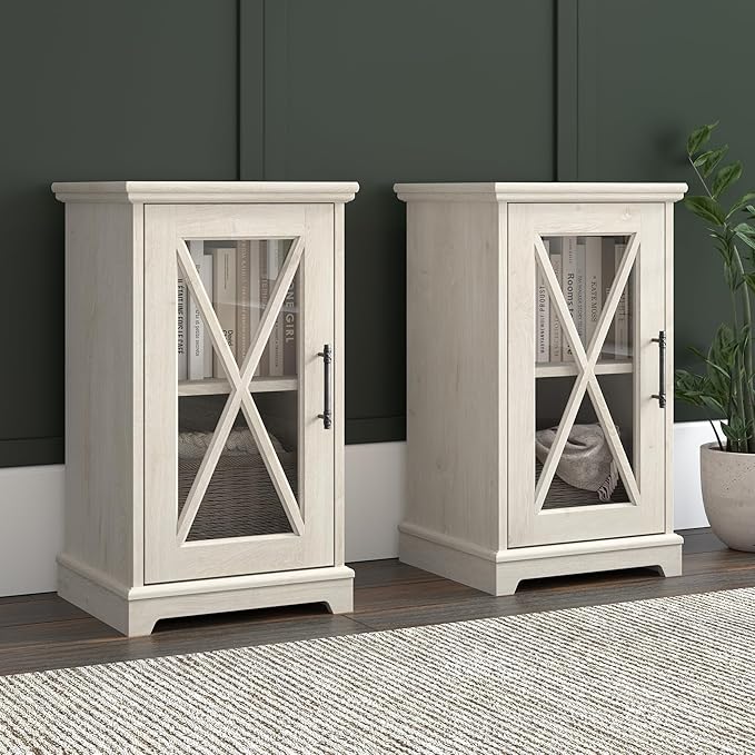 Bush Furniture Lennox Small Farmhouse End Table - Image 9