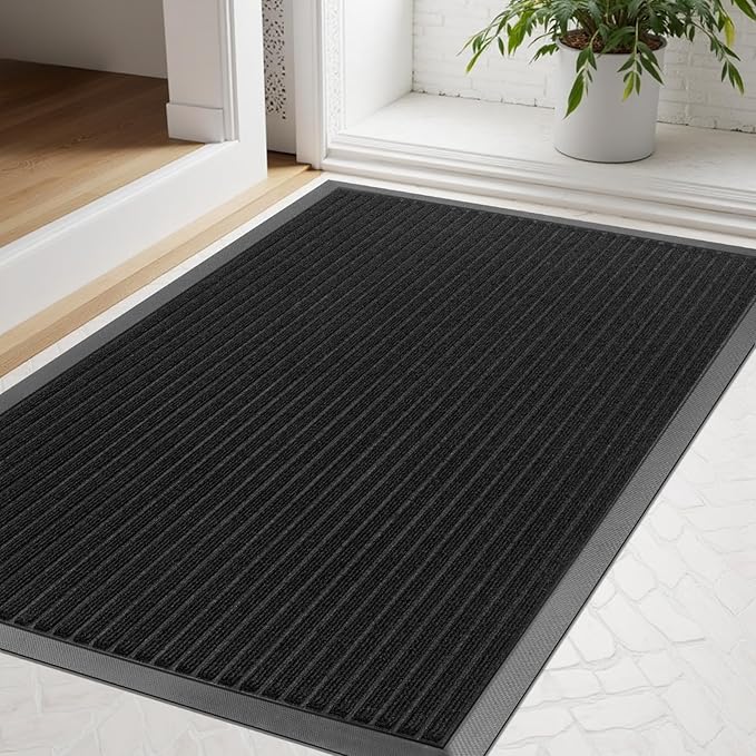 Vicwe Front Door Mat Indoor Outdoor Entrance, Low Profile, Easy Clean Entryway by Vicwe