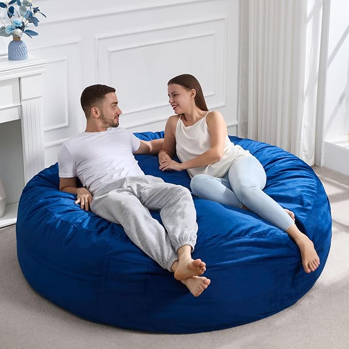 Hobestluk 6FT Bean Bag Chair Bean Bag Chairs - Image 7