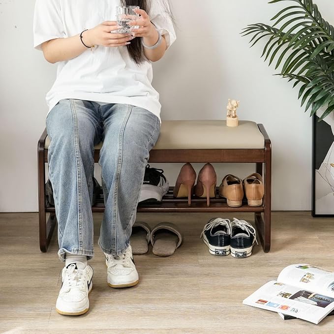 Shoe Bench, Entryway Bench - Image 6