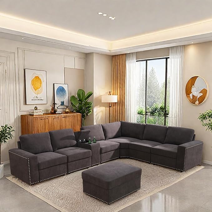 Sectional Couches for Living Room, Modular Sectional Sofa - Image 4