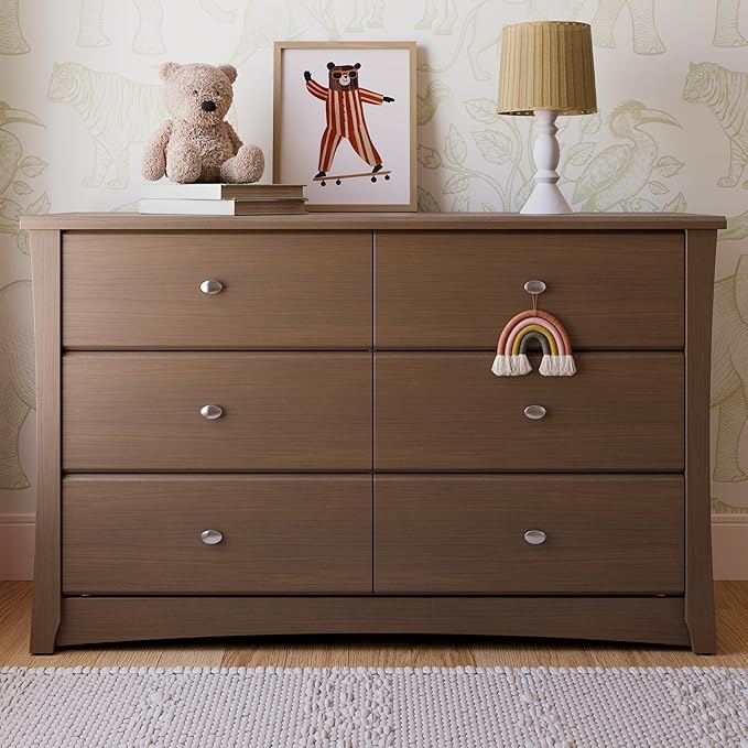 Storkcraft Crescent 6 Drawer Double Dresser – GREENGUARD Gold Certified - Image 2