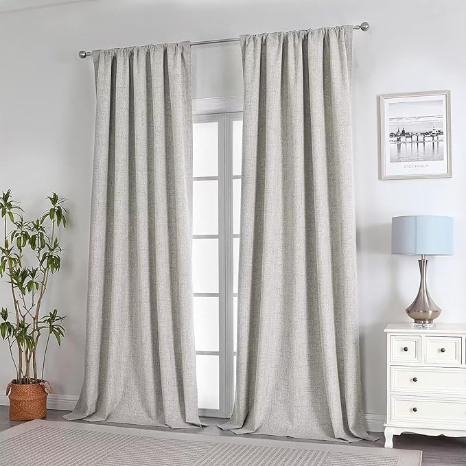 Joydeco 100% Total Blackout Curtains Custom Size - Image 7