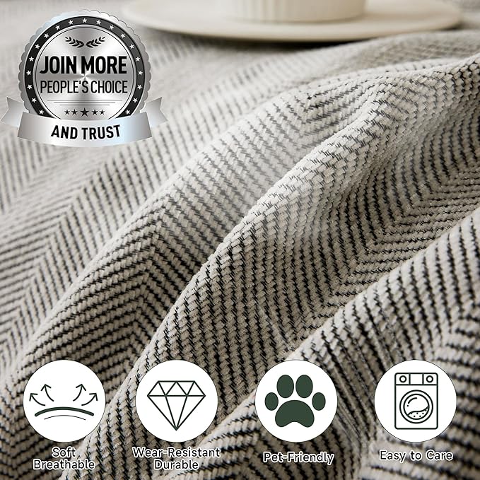 STACYPIK Soft Silver Gray Sofa Cover - Image 3