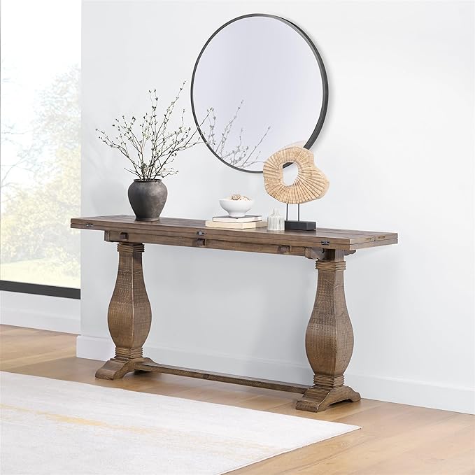 Martin Svensson Home Napa Sofa Console Table, Modular Flip Top Dining or Accent - Image 5