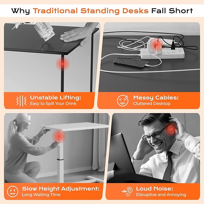 Huuger Electric Standing Desk Frame - Image 9