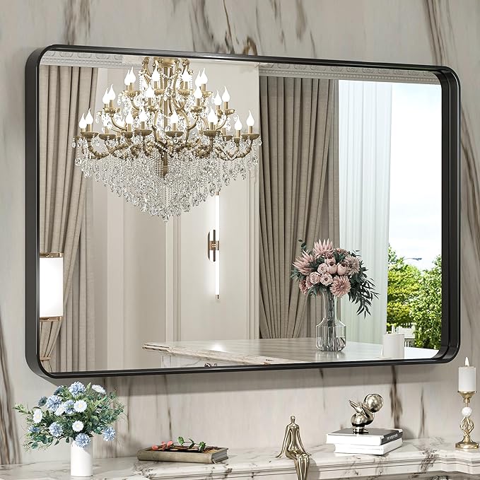 TokeShimi 40 x 30 Inch Wall Mirror by RefinedBathroomAccessories