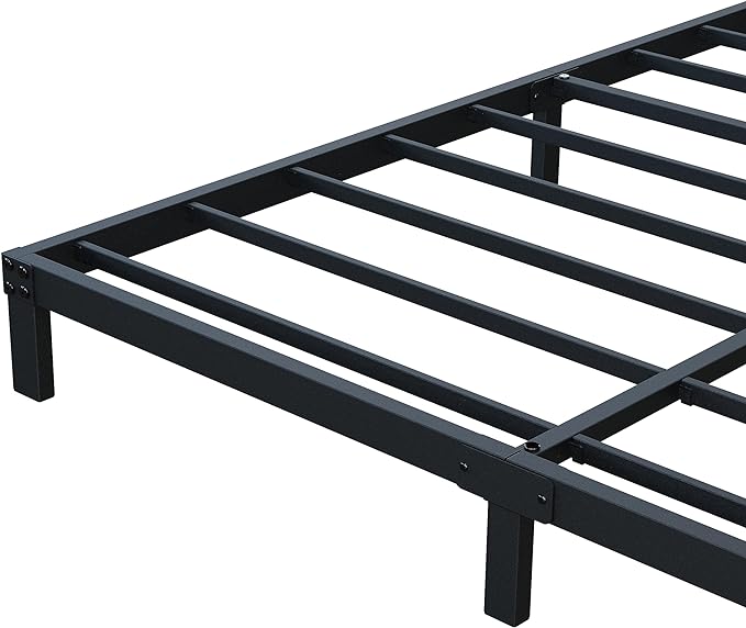 7 Inch Queen Bed Frame No Box Spring Need, Low Profile Metal Platform Bed Frame - Image 7