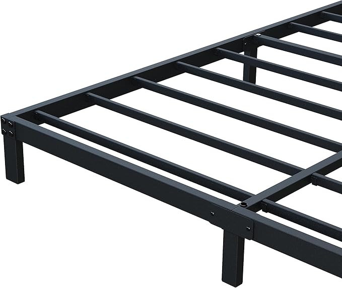 7 Inch King Bed Frame No Box Spring Need, Low Profile Metal Platform King Size - Image 7