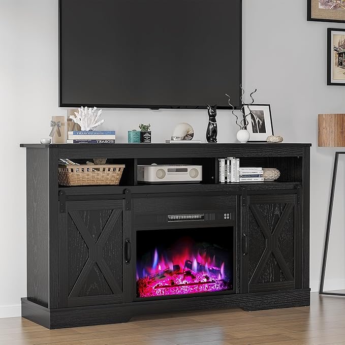 RoyalCraft Farmhouse Fireplace TV Stand - Image 10