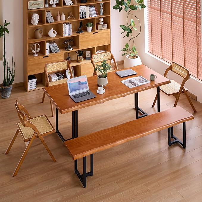 Solid Wood Administrative Desk, Dining Table - Image 4