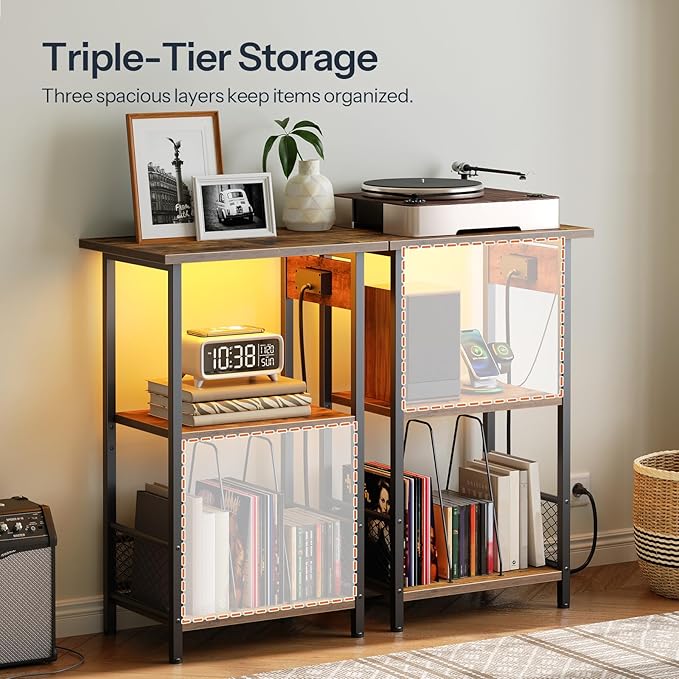 HOOBRO Record Player Stand - Image 4