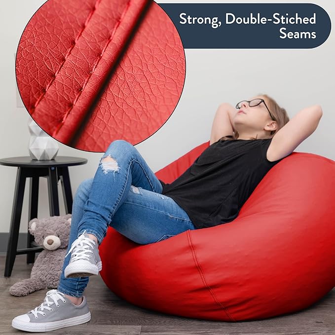 Children's Factory-CF610-007 35" Kids Bean Bag Chairs, Flexible Seating - Image 4