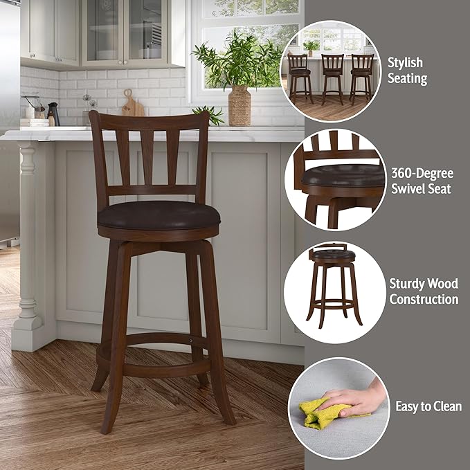 Hillsdale Presque Isle Swivel Stool, Counter Height - Image 4
