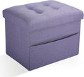 Ottoman Storage Ottoman Foot Rest Stool Foldable Bench by DOCVANIA