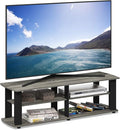 FURINNO Nelly Entertainment Center TV Stand, Short 43.3" x13.4 x13.1, French by Furinno-FitsYourSpaceFitsYourBudget