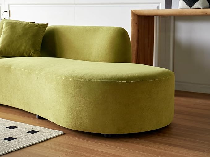 Container Furniture Direct 132" Curved Sofa - Image 9