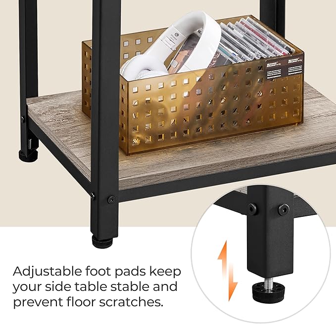 Yaheetech Tall End Table Set of 2, Small Places - Image 7