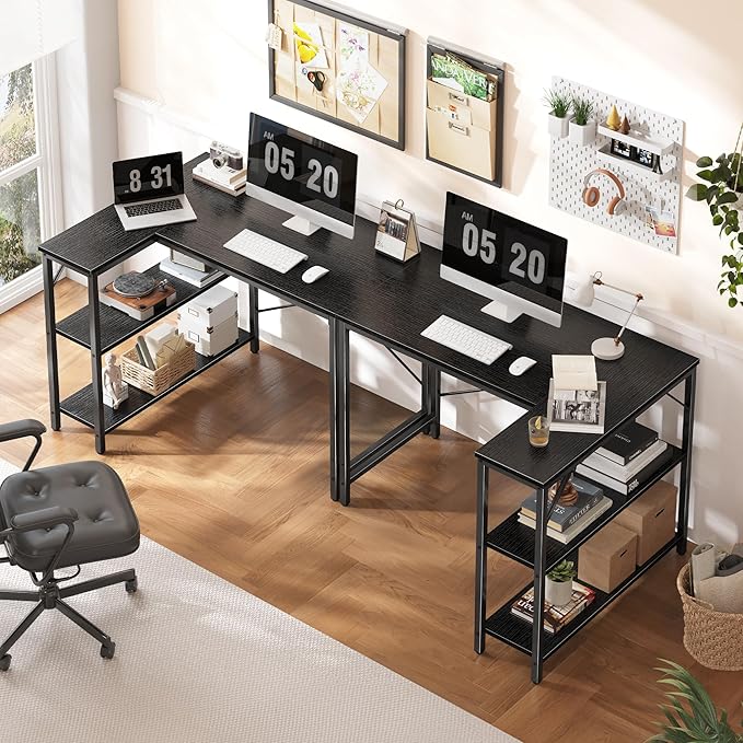 Huuger L Shaped Desk, 39 Inches Computer Desk - Image 5