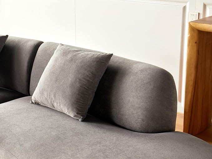 Container Furniture Direct 132" Curved Sofa - Image 6