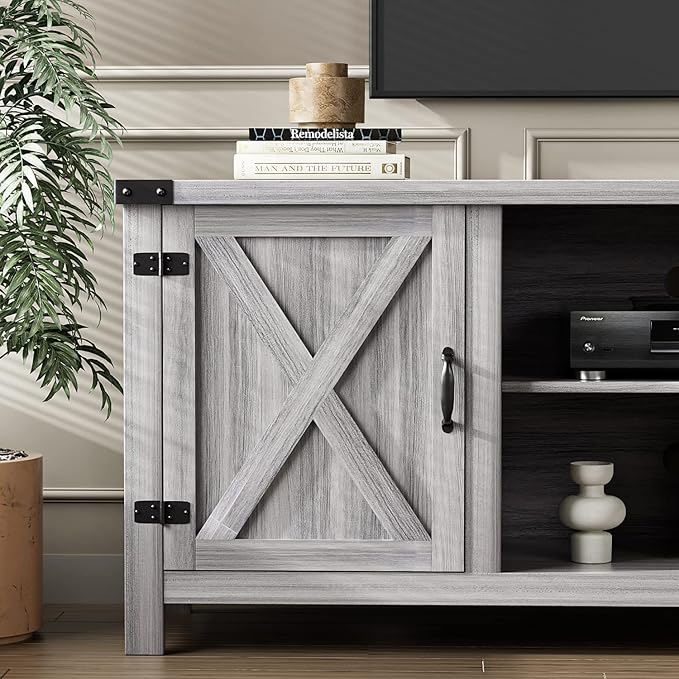 YESHOMY Modern Farmhouse TV Stand - Image 6