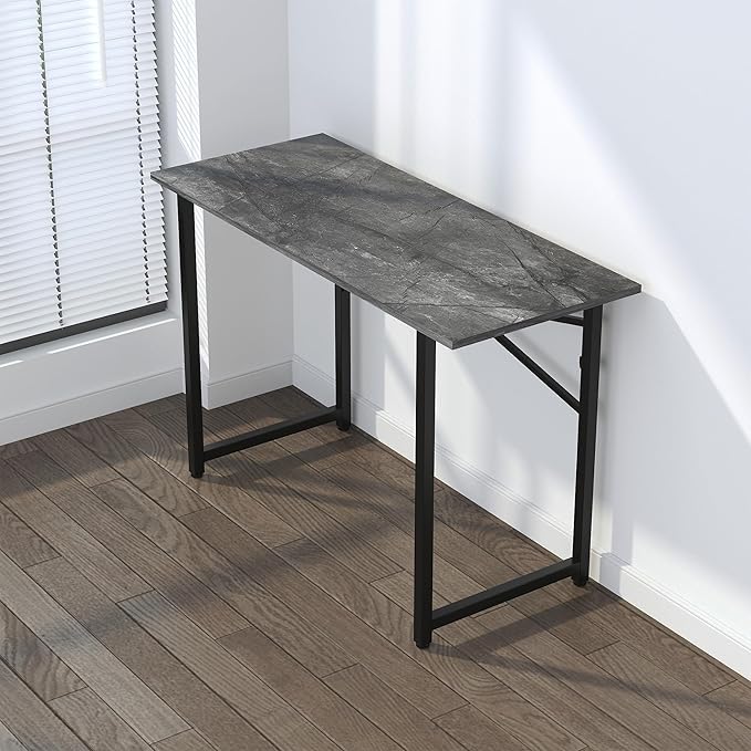 Folding Computer Desk 47 inch Writing Gaming Computer Camping Table, No - Image 7