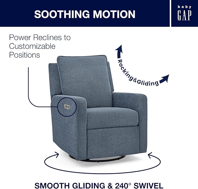 Delta Children babyGap Harlowe Power Recliner - Image 4