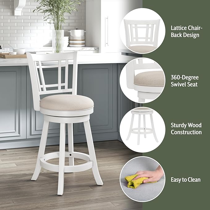 Hillsdale Fairfox Swivel Stool - Image 4
