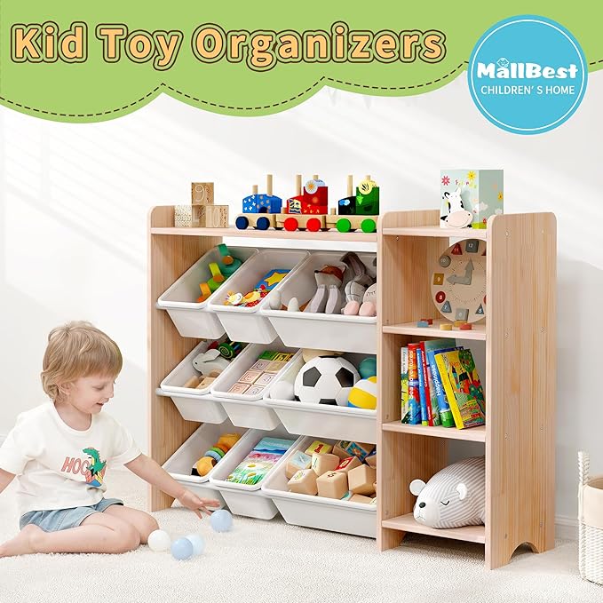 MallBest 4-Tier Kids' Toy Storage Organizer Shelf - Image 4