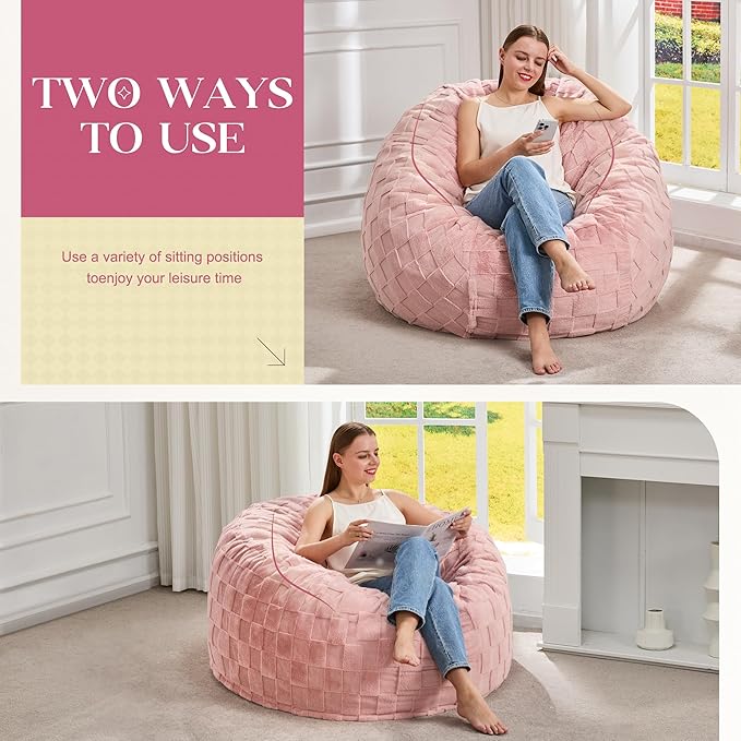 Hobestluk Bean Bag Chairs Beanbag Chair - Image 3