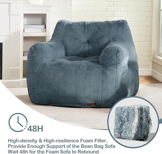 Hobestluk Bean Bag Chair for Adult Small Bean Bag Chairs - Image 7