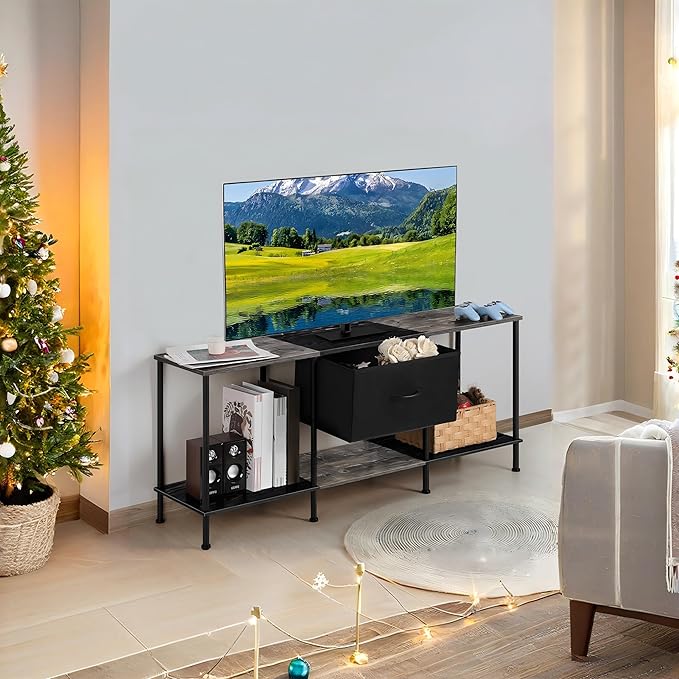 Vrisa TV Stand for 50/55 inch Television Entertainment Center - Image 4