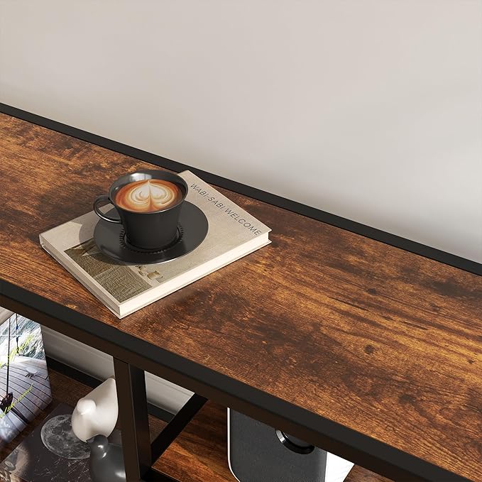 TECHMILLY Modern TV Stand for 55" TV, TV Table - Image 7