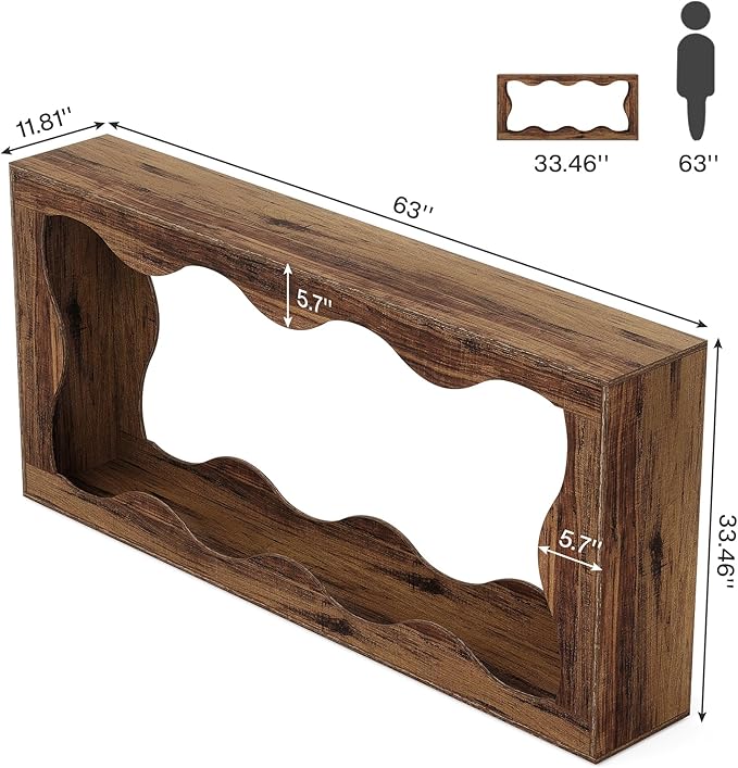 Tribesigns 63 Inches Farmhouse Console Table - Image 2