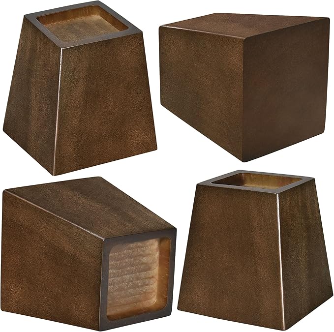 Sopicoz Wooden Furniture Risers Tapered Bed Risers - Image 7