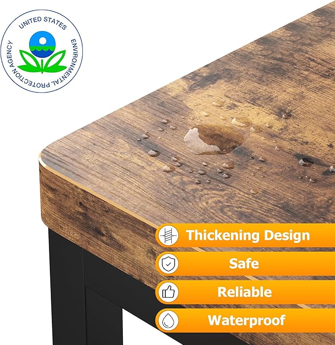 2 Step Wooden Step Stools for Adults Kids, Heavy Duty Stepping Stools Wooden - Image 8