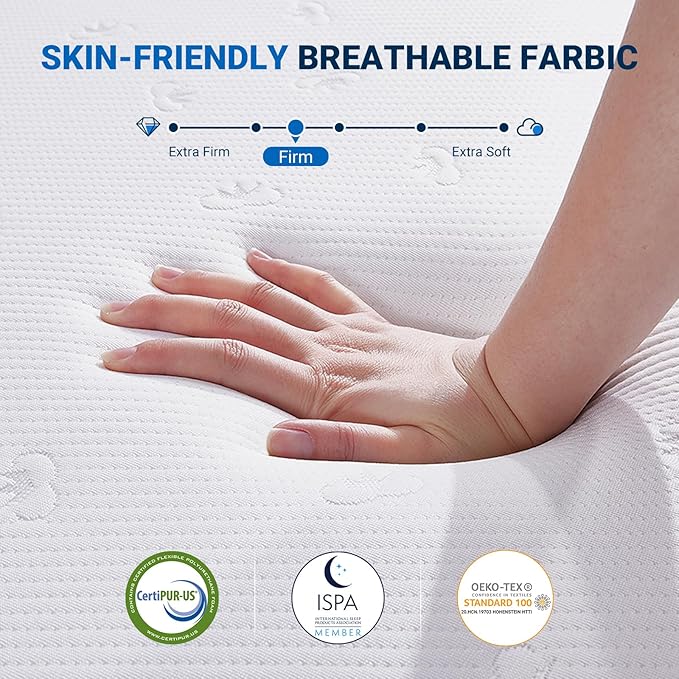 Avenco Twin Mattress 10 Inch, Memory Foam Twin Size Mattress in a Box - Image 4