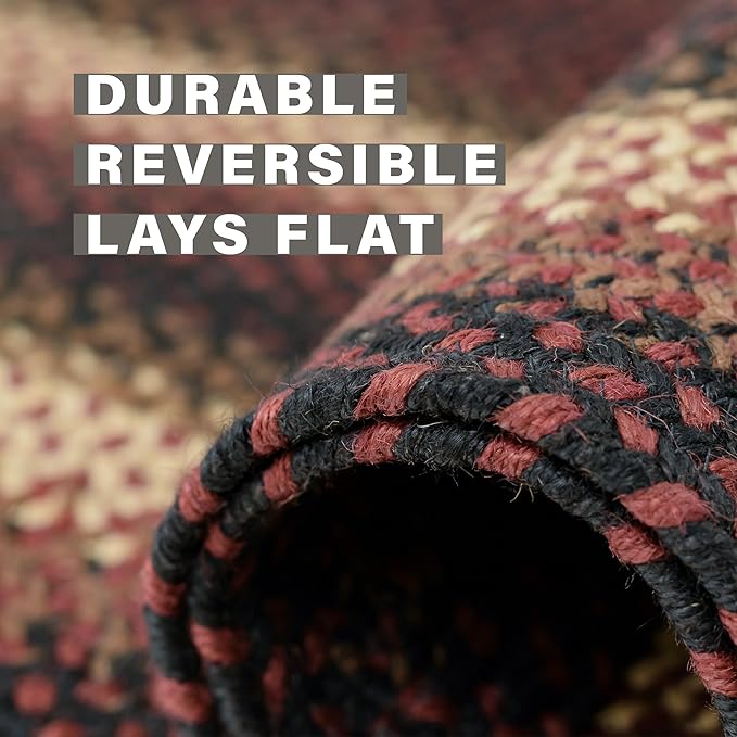 Prescott Oval Braided Rug 20x30 - Image 3