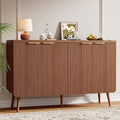 Sideboard Buffet Cabinet with Storage, 4 Doors Wood Entryway Cabinet, Modern by INFURNICHomeFurniture