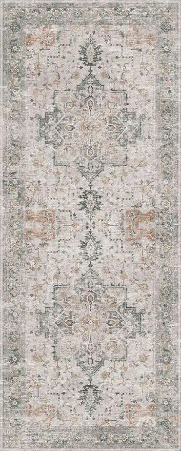 GENIMO 3x12 Runner Rugs for Hallway, Machine Washable Non Slip Vintage Rugs - Image 7
