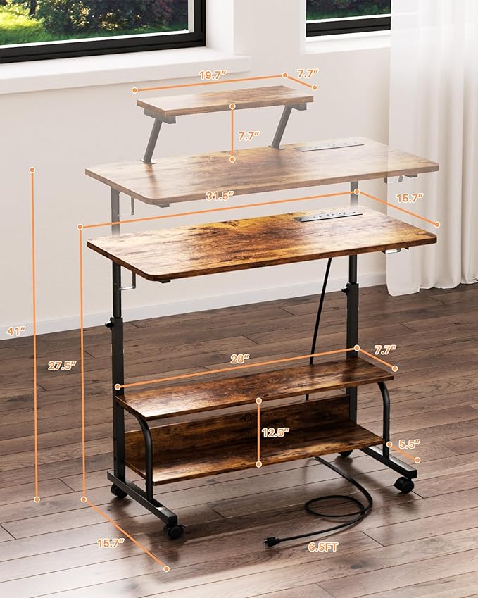 Height Adjustable Standing Desk - Image 3