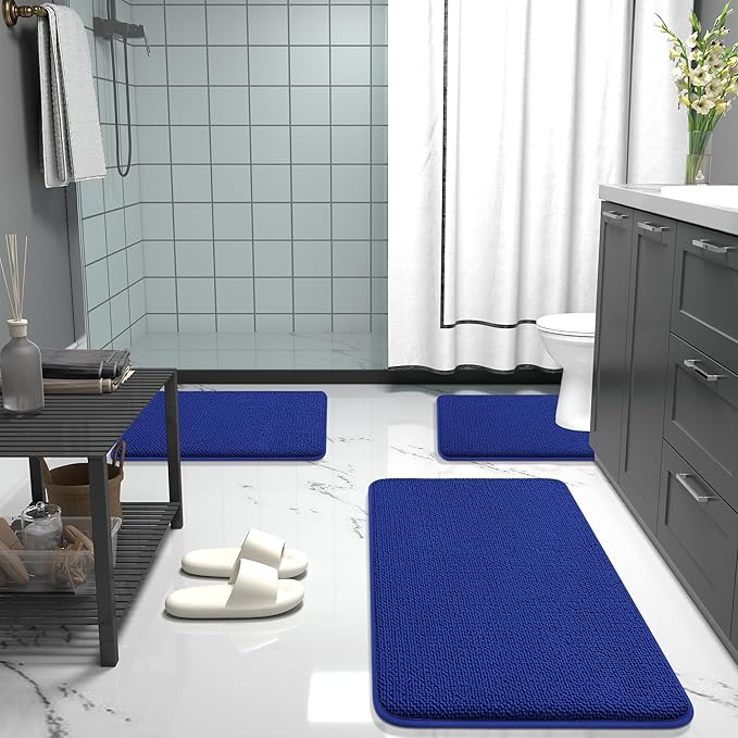 OLANLY Thick Memory Foam Bath Mat Rug 24x16, Extra Soft Absorbent Bathroom Rug - Image 7