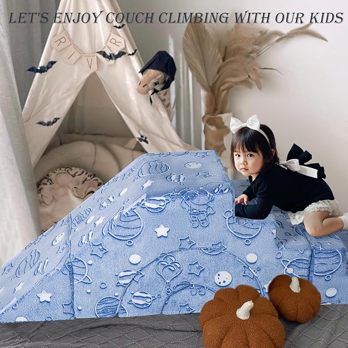 MeMoreCool Foam Climbing Toddler Couch, Modular Kids Sofa - Image 7