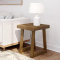 Plank+Beam Classic Square Side Table, Slim Side Table by PlankBeam