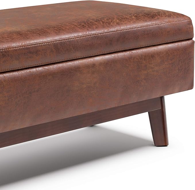 SIMPLIHOME Owen 48 inch Wide Mid Century Modern Rectangle Rectangular Storage - Image 7