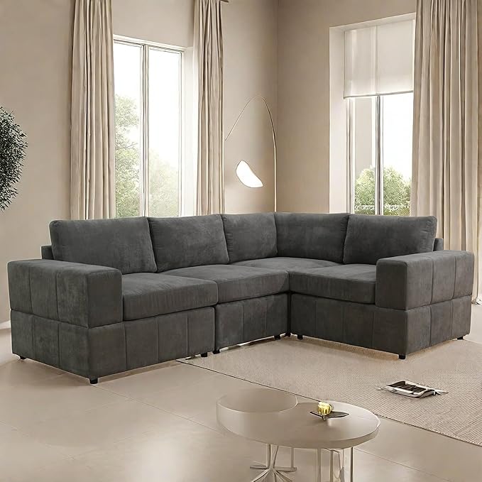 Sectional Couches Sofa for Living Room, 101″ Modern L Shaped Couch - Image 3