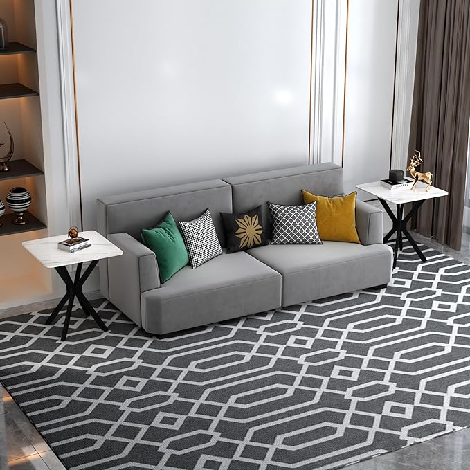 Square Side Table Set of 2, Modern Stylish End Table - Image 4