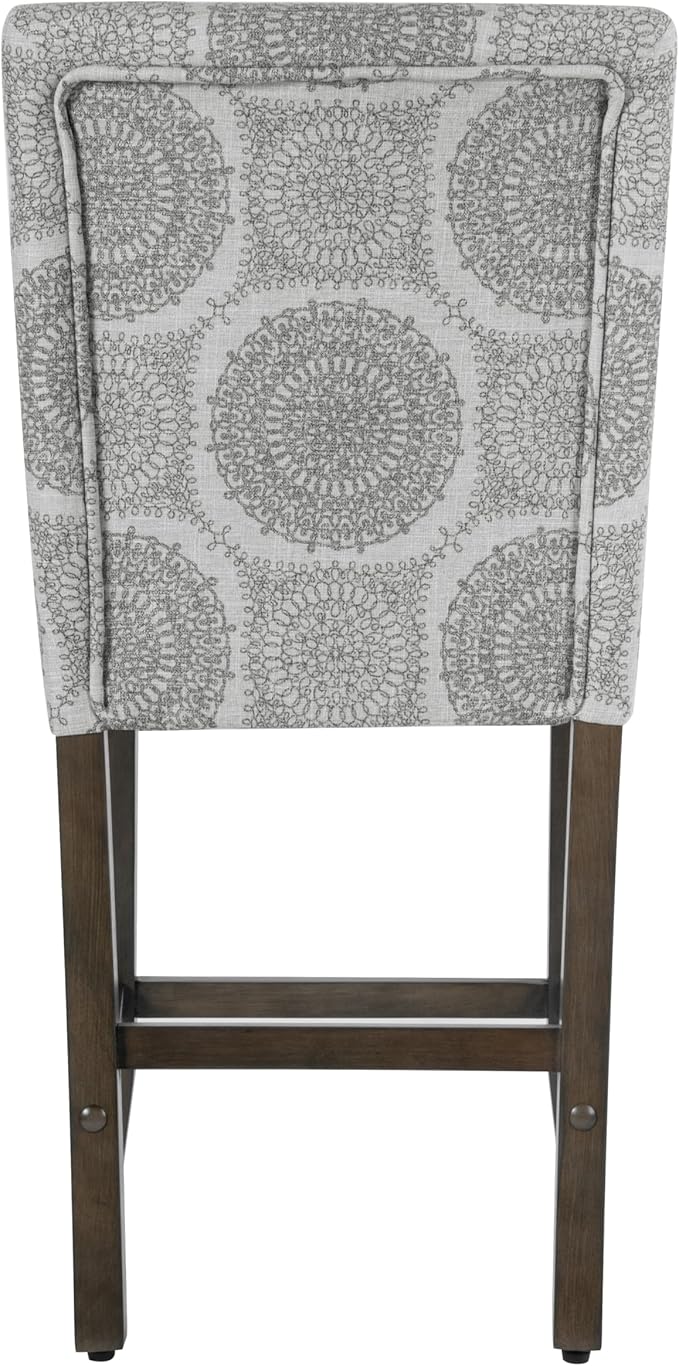 HomePop Upholstered Counter Height Barstool - Image 7